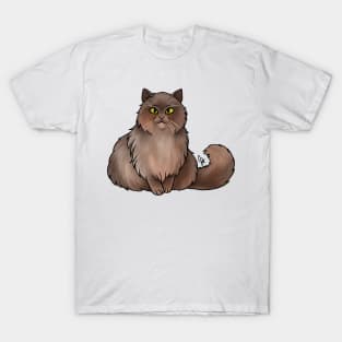 Cat - British Longhair - Brown T-Shirt